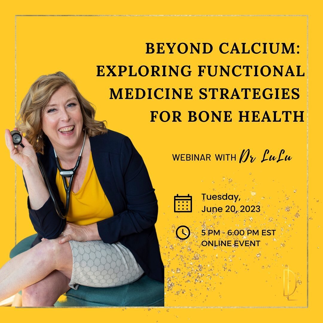 📣🔔 Attention Women of All Ages! Sign Me Up Now! 🔔📣

🌟🦴 Beyond Calcium: Exploring Functional Medicine Strategies for Optimal Bone Health 🦴🌟

📅 Date: Tomorrow
⏰ Time: 5 pm 
📌 Location: Online Webinar

Are you tired of feeling like your bones 
