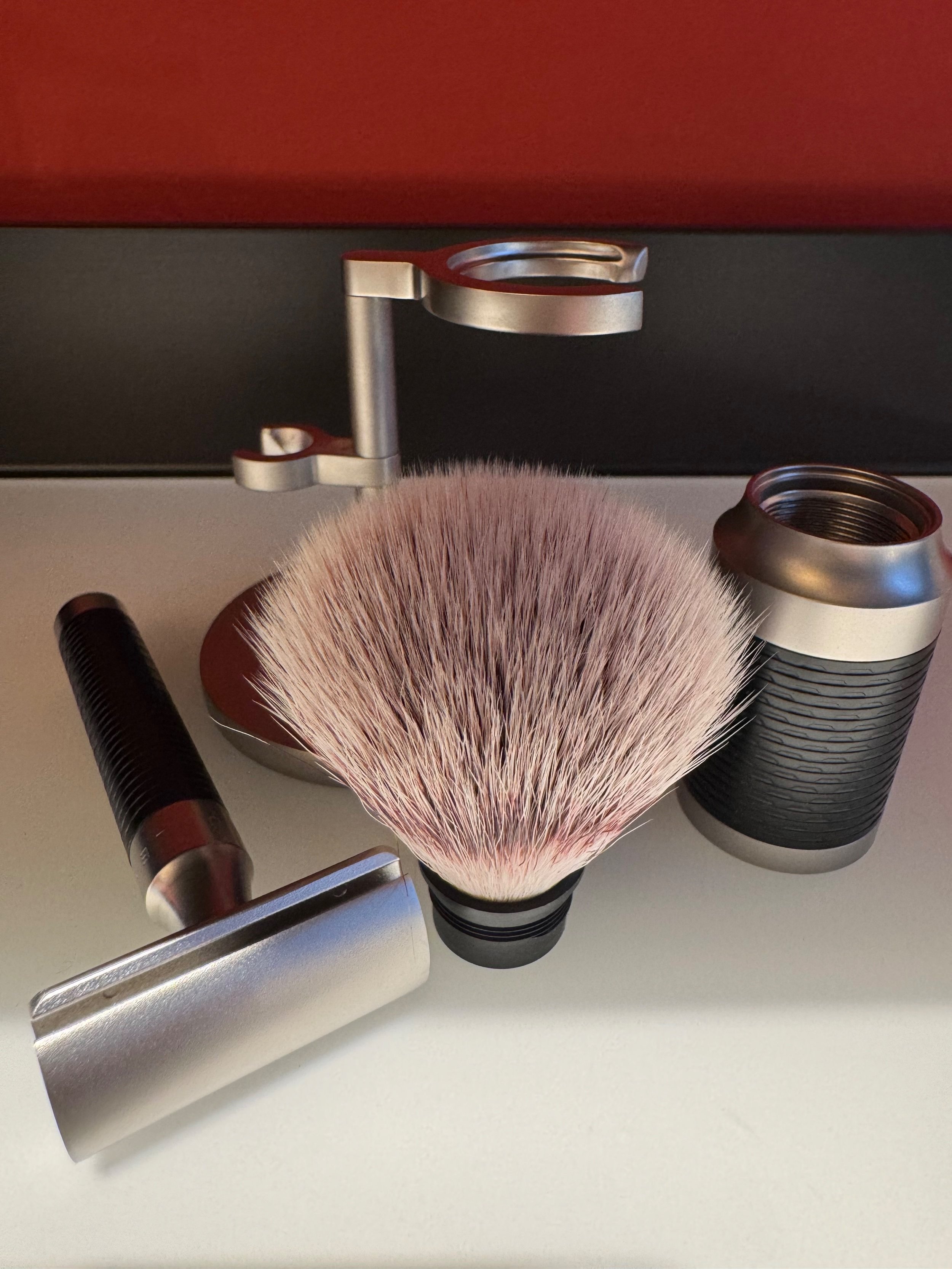 Mühle Rasierset Rocca Edelstahl Schwarz