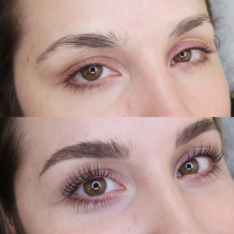 eyebrow tattoo & lash lift