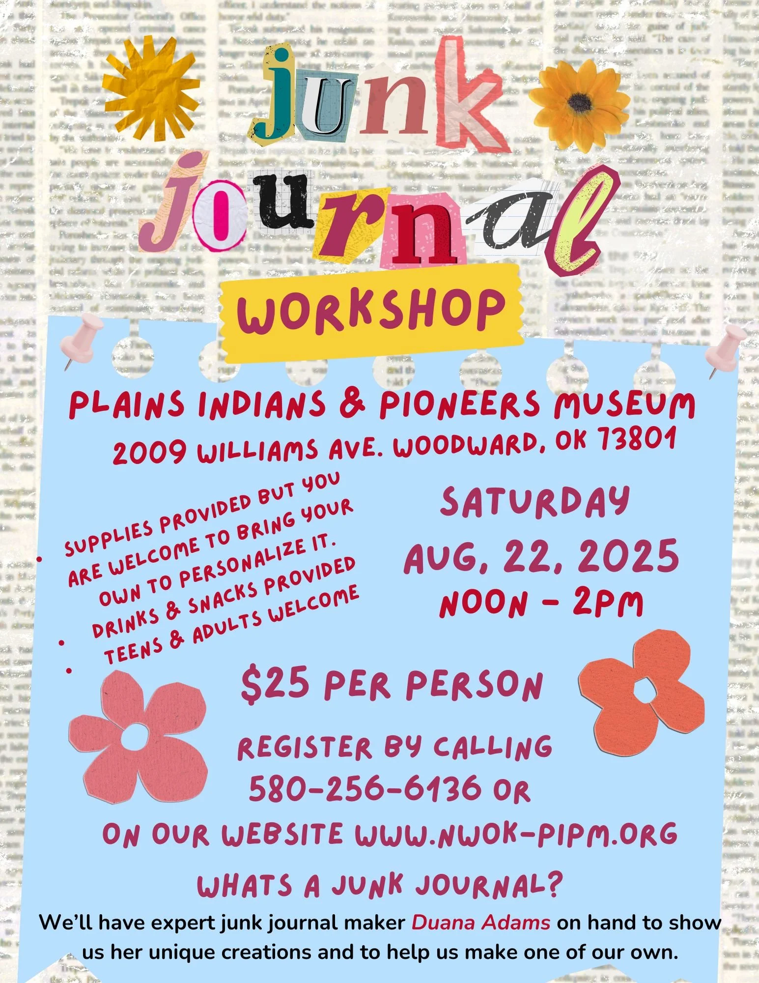 Junk Journal Workshop
