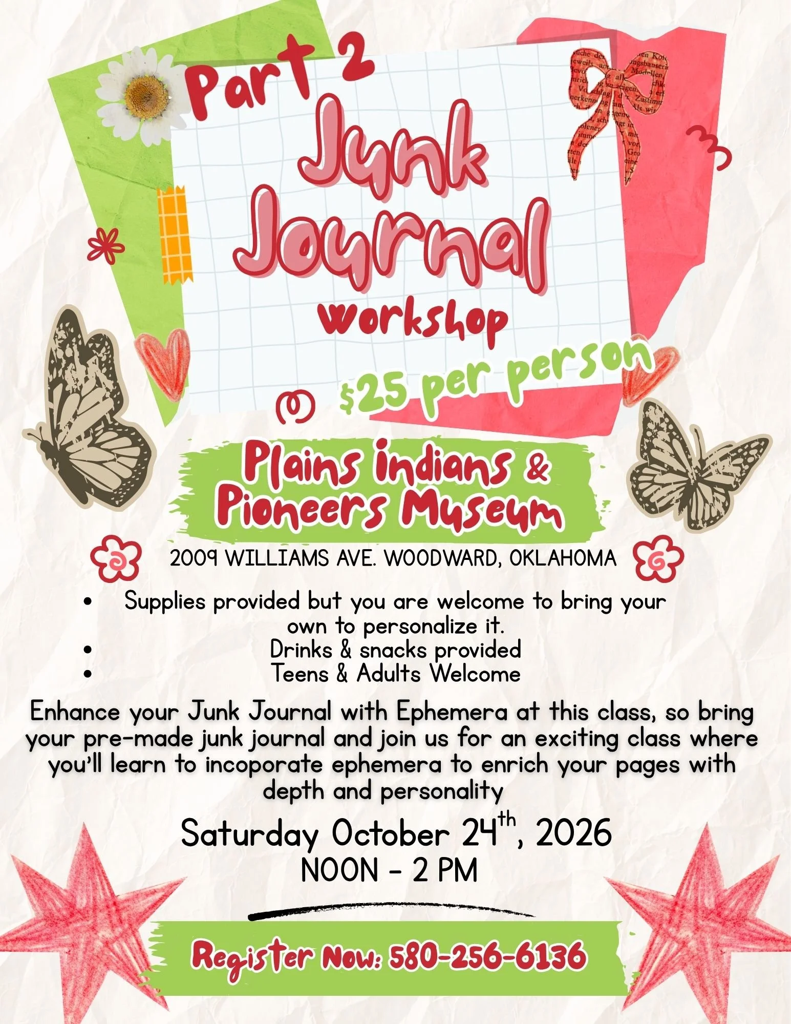 Junk Journal Workshop Part 2 - Ephemera