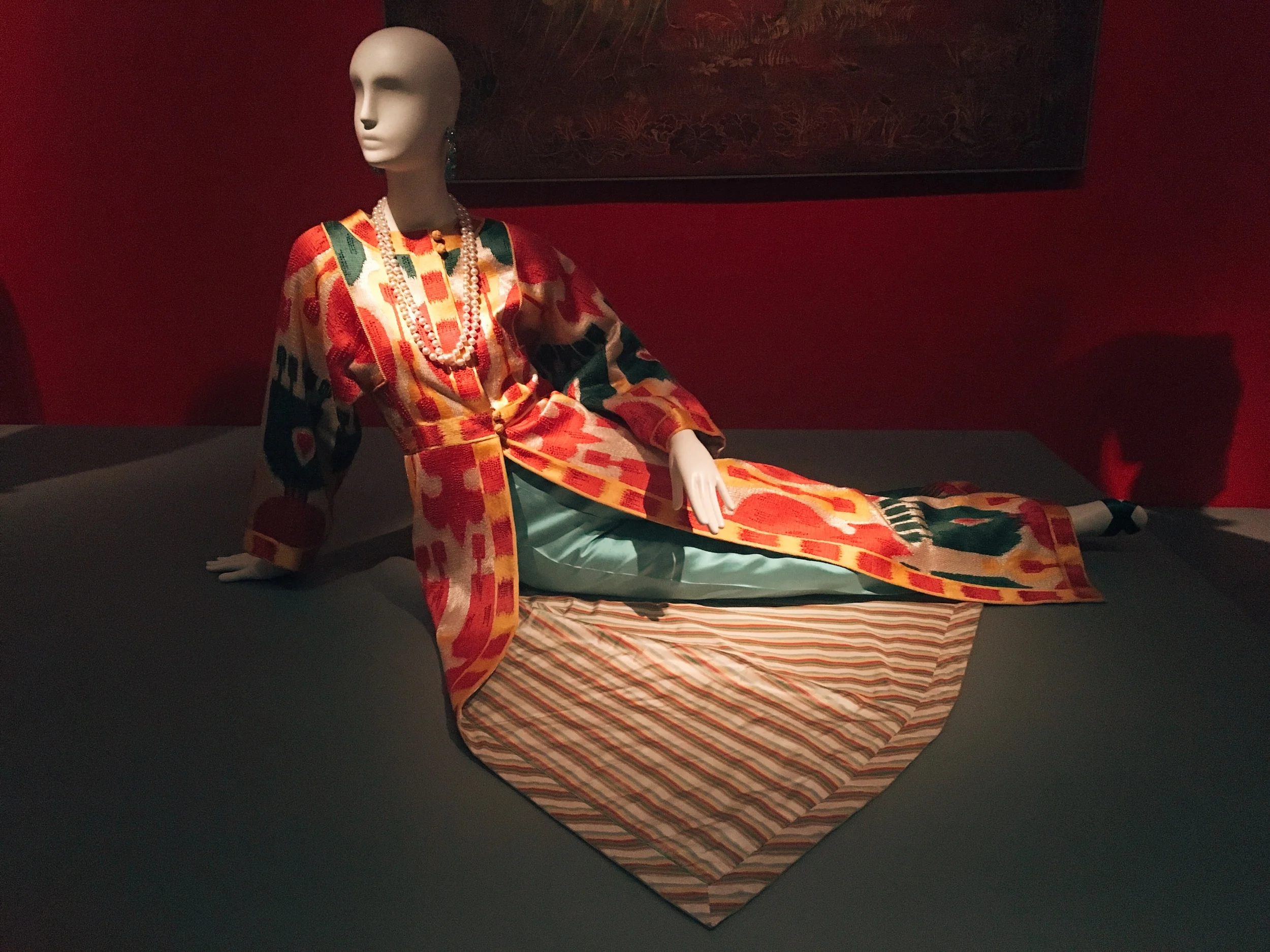  Silk batik full length jacket 