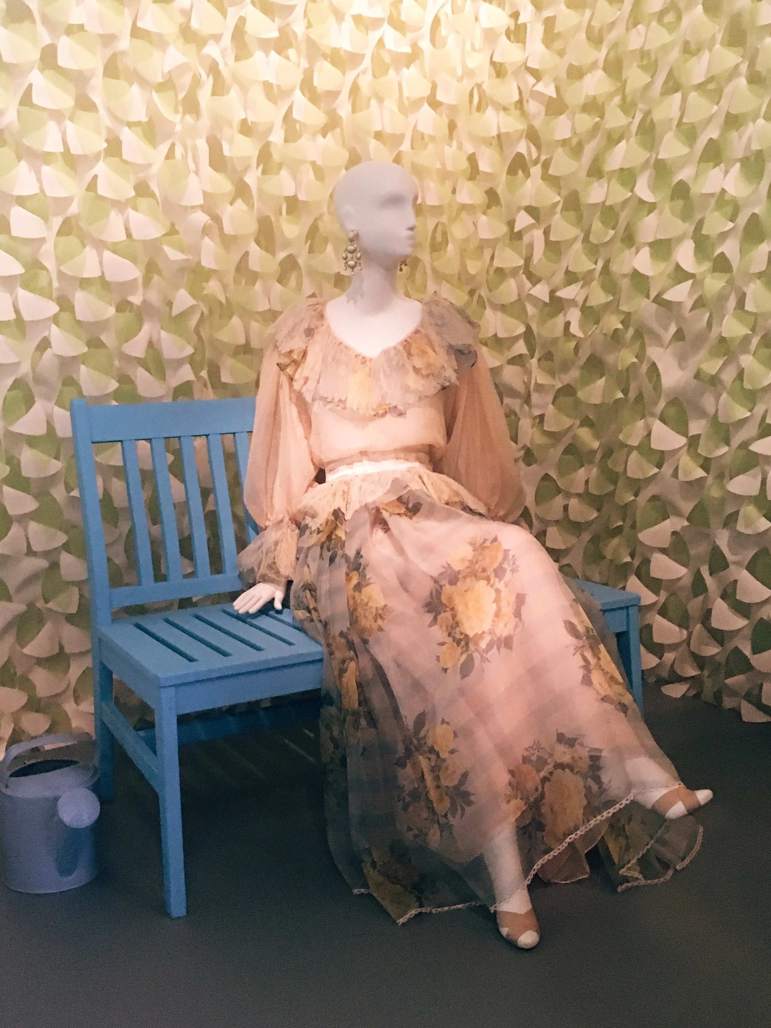  Silk chiffon from the 60s 