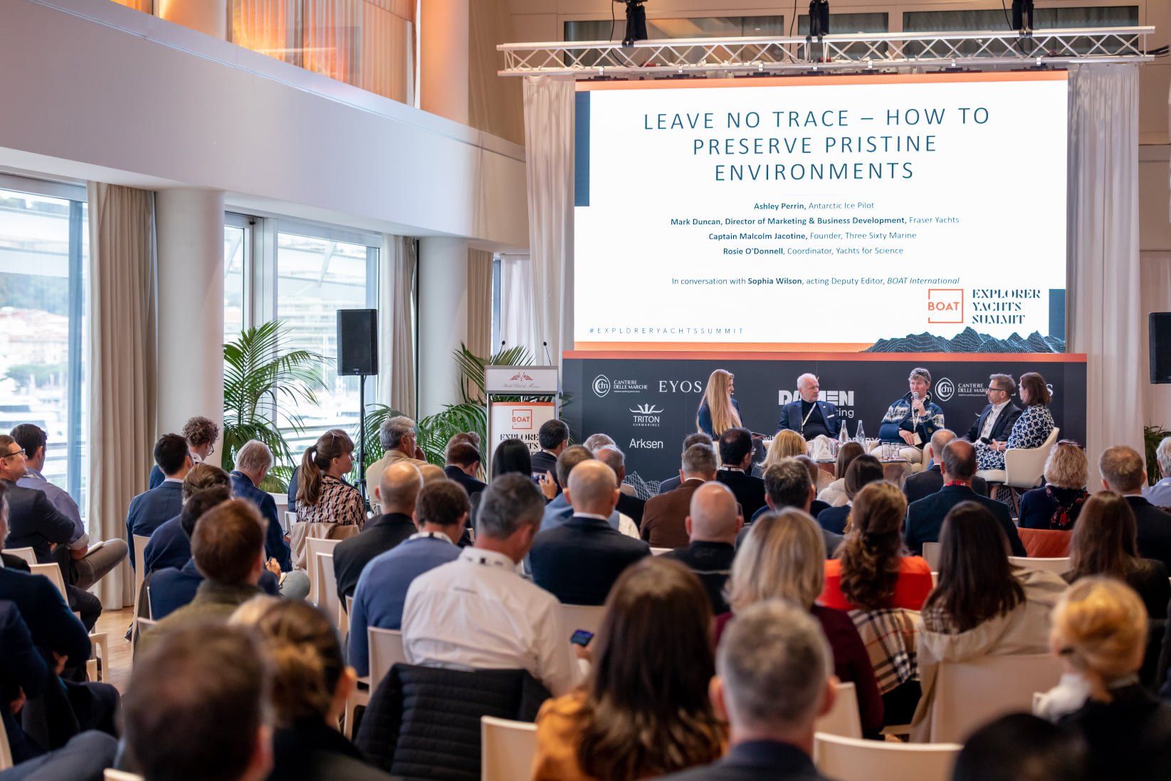 Antarctic Ice Pilot presents at Monaco Yacht Summit