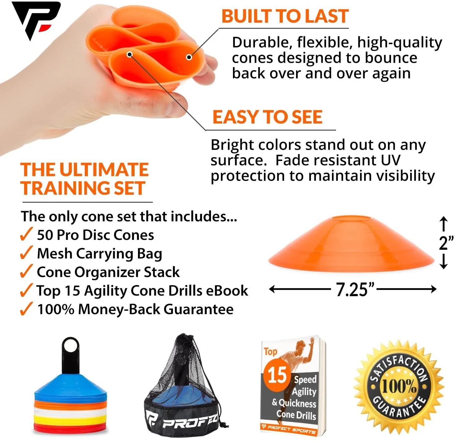 orange soccer cones