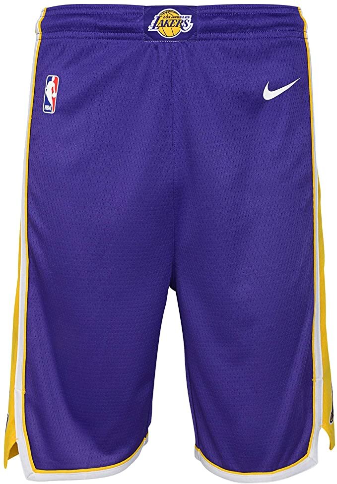Los Angeles Lakers Youth 8-20 Official Swingman Performance Shorts