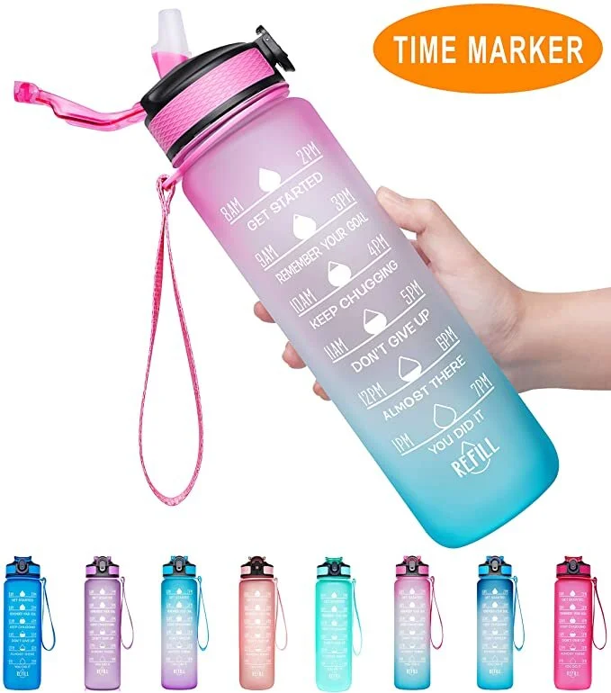 Giotto 32oz/22oz Leakproof BPA Free Drinking Water Bottle with Time Marker & Straw to Ensure You Drink Enough Water Throughout The Day for Fitness and Outdoor Enthusiasts
PlayMaker Network