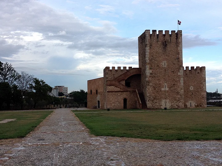 Forteleza Ozama, protecting the seaward entrance to the city.
