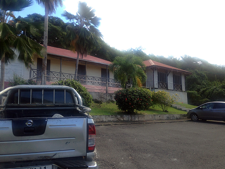 The church rectory, a.k.a. the Honoré police station