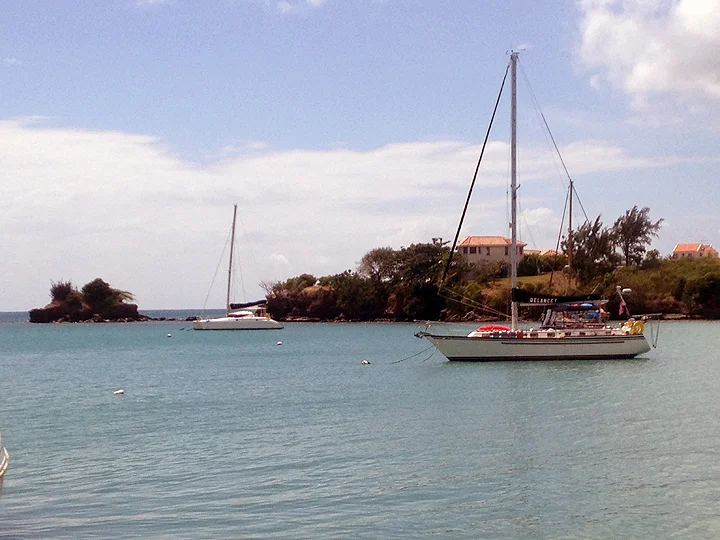 How low can S/V Delancey go?  This low.