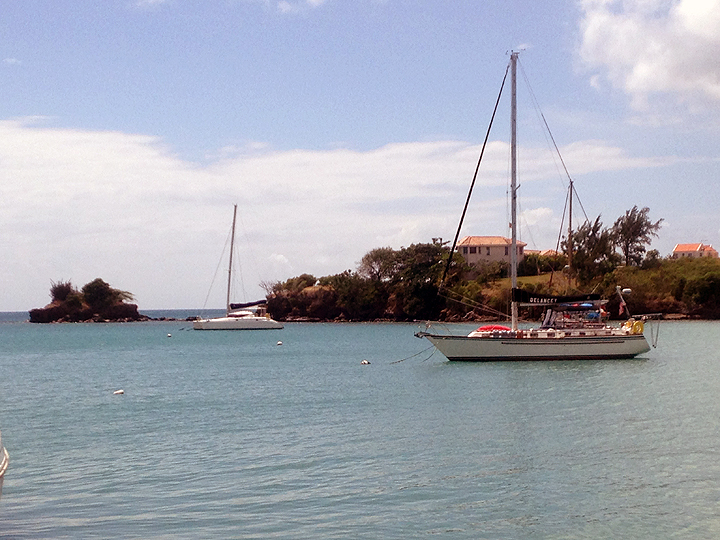 How low can S/V Delancey go? This low.