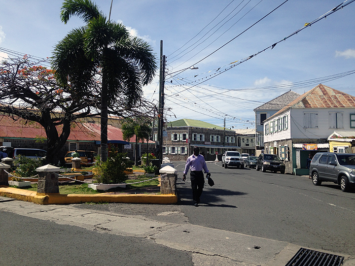 Downtown Charleston, Nevis
