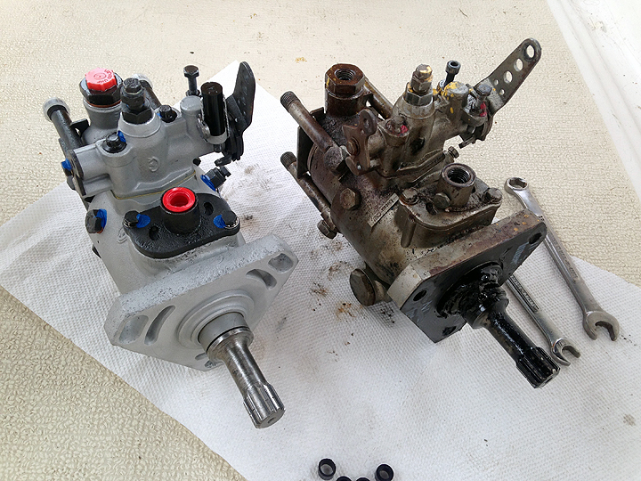 Out with the old, in with the new (or in this case, in with the rebuilt, as they don't make these anymore).
