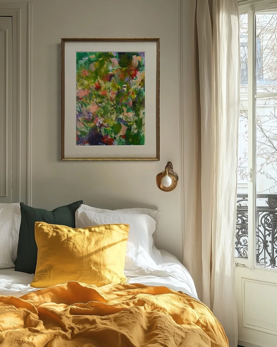 &ldquo;Abstracted Gardens&rdquo; (pictured first) is a piece on paper that hints at the wild joy of blooms left to grow as they please, a little unruly, a little free.

I&rsquo;ve just added fresh work to my website (link in bio). Here are a few of t
