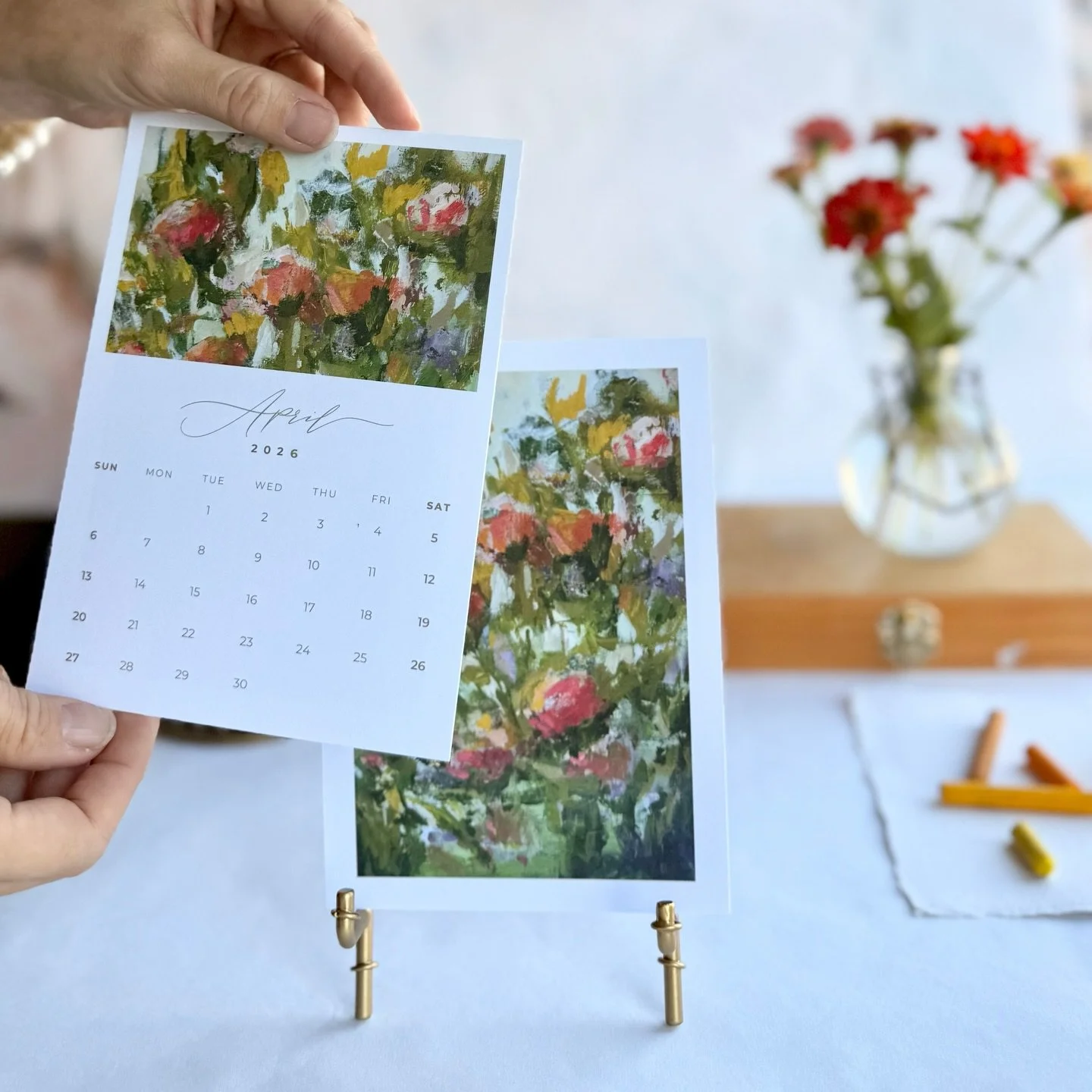 ✨ Here&rsquo;s a great gift idea: a calendar that doubles as art. 

Each month features a calendar on the front and a full art print on the back that you can frame, gift, or style in your home.

Perfect for a kitchen, home office, gallery wall, or a 