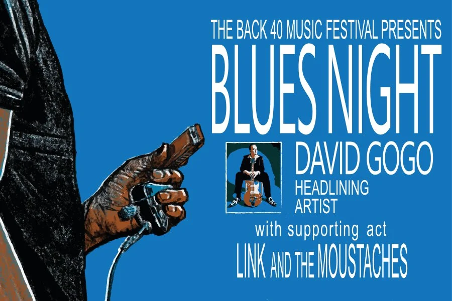 Back 40 Folk Festival Presents: An Evening of Blues with David Gogo