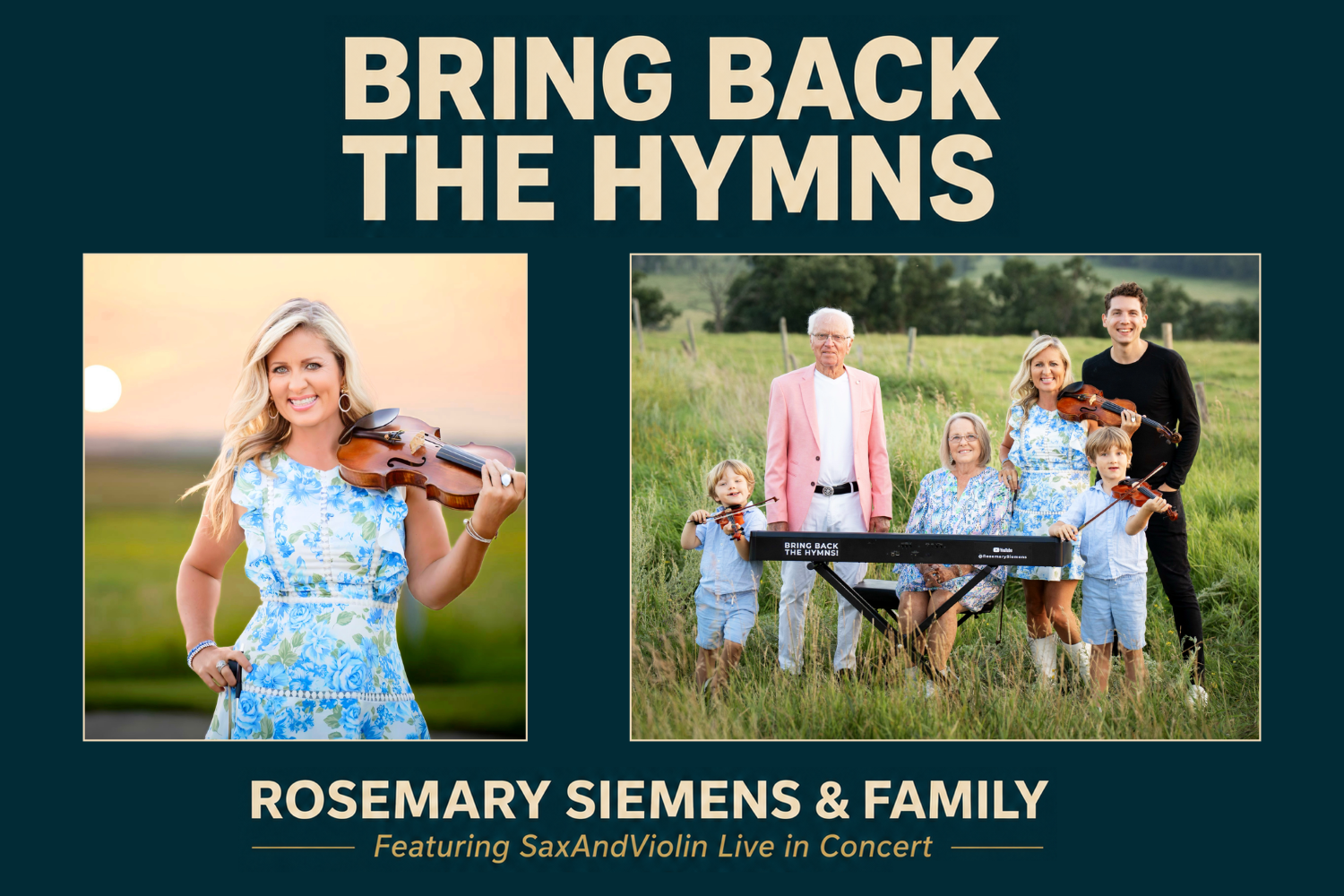 Bring Back the Hymns Live Benefit Concert