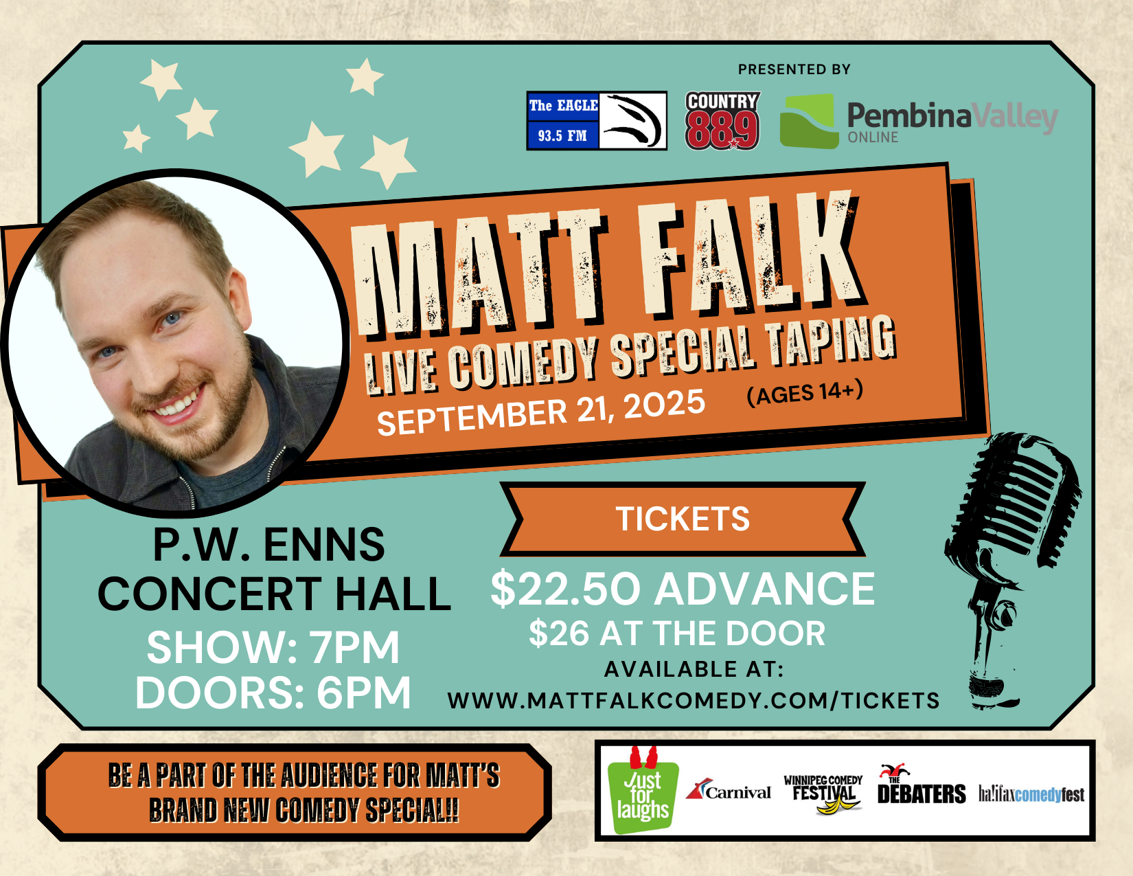 Matt Falk — P.W. Enns Centennial Concert Hall