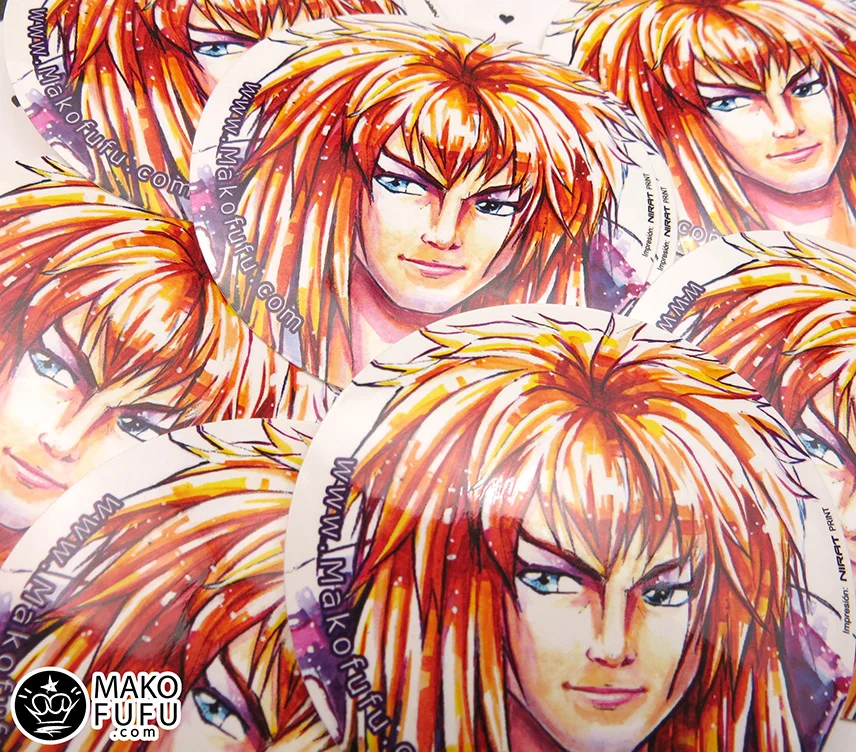 Bowie Sticker round bunch.jpg