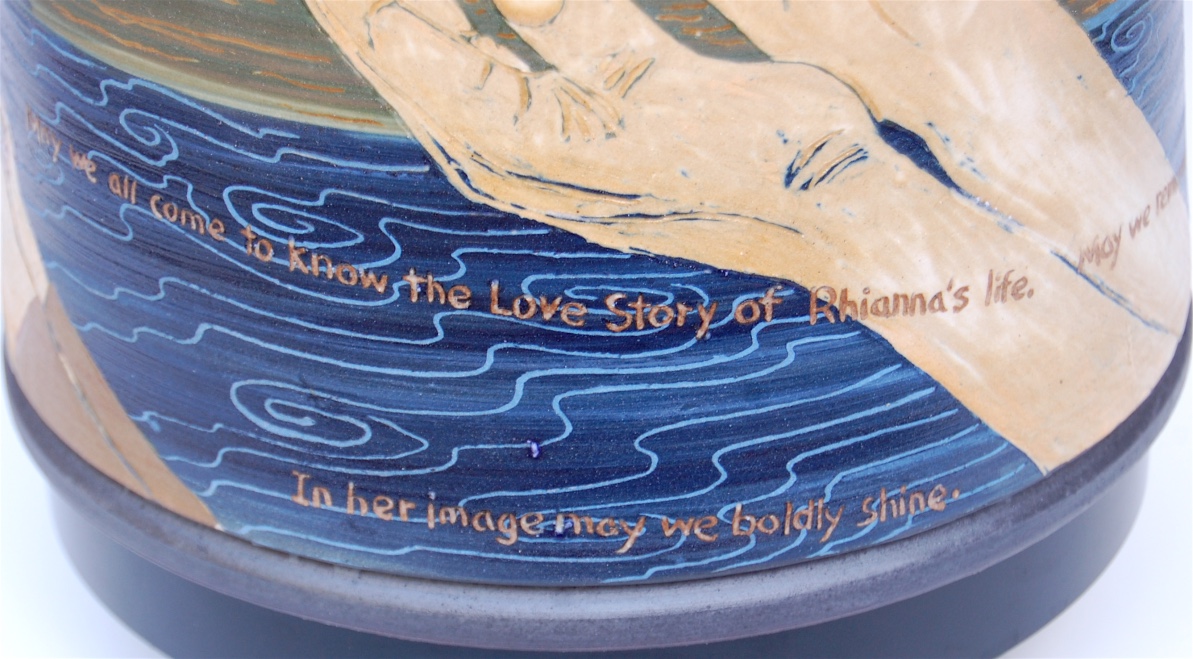 Text-3 Text wrapping around the wheel surface, imposed over the images.