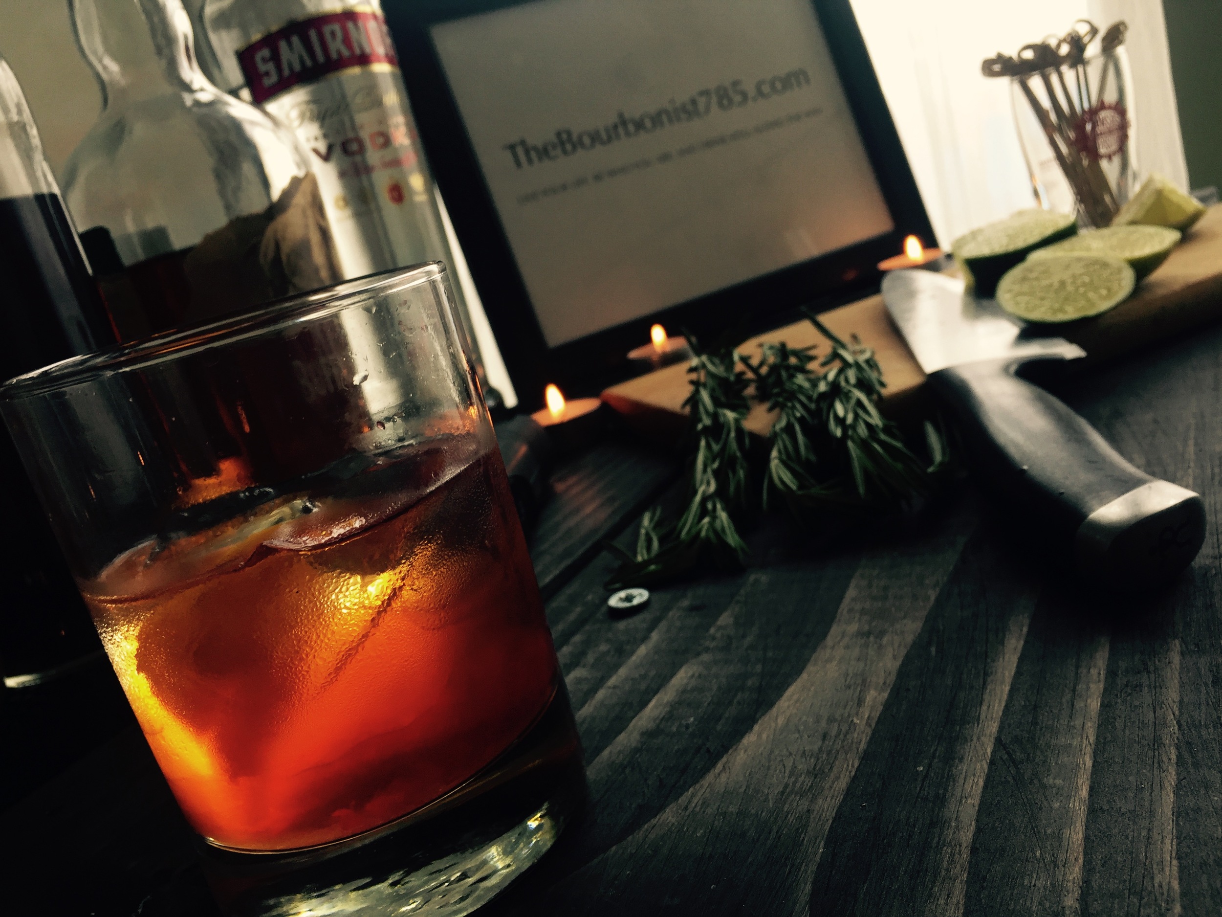 Maple Old Fashioned. Backlit.