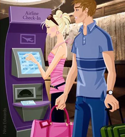 Editorial Illustration For Bridal Guide Magazine