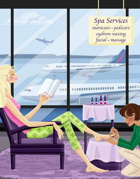 Editorial Illustration For Bridal Guide Magazine