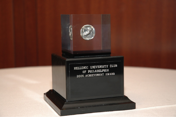 Hellenic University Club of Philadelphia Achievement Award