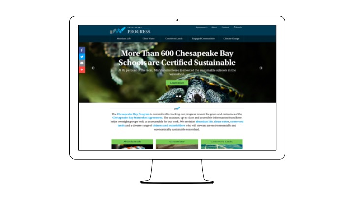 ChesapeakeProgess Homepage Screenshot.jpeg