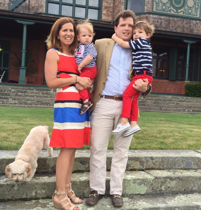 Melissa and her family on the 4th of july / photo courtesy melissa manice