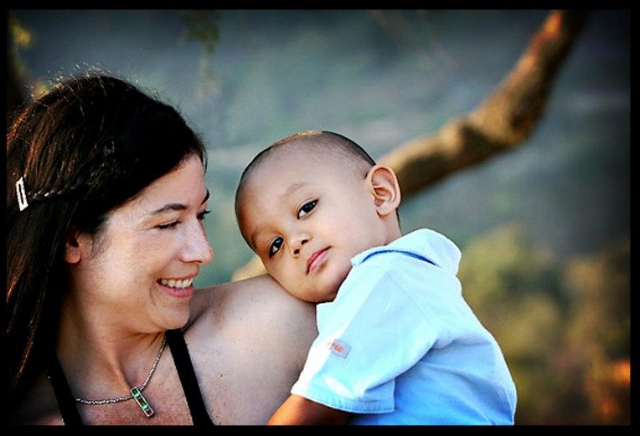 Portrait of Lenore and Hunter / Photo Courtesy Lenore Davis