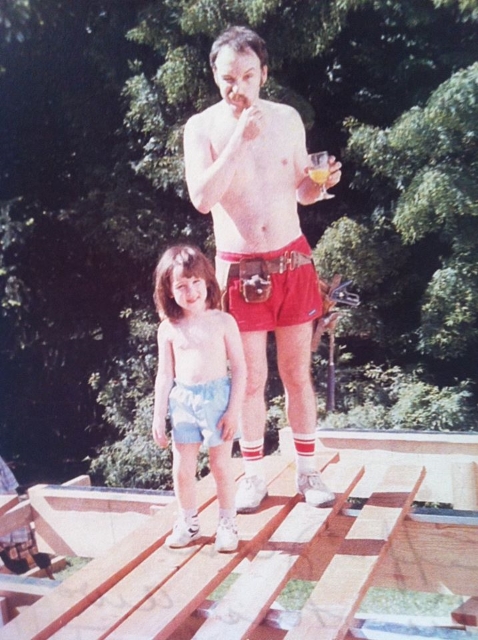 "Father + Daughter Like a boss from the start." / Photo Courtesy Jessi Duley