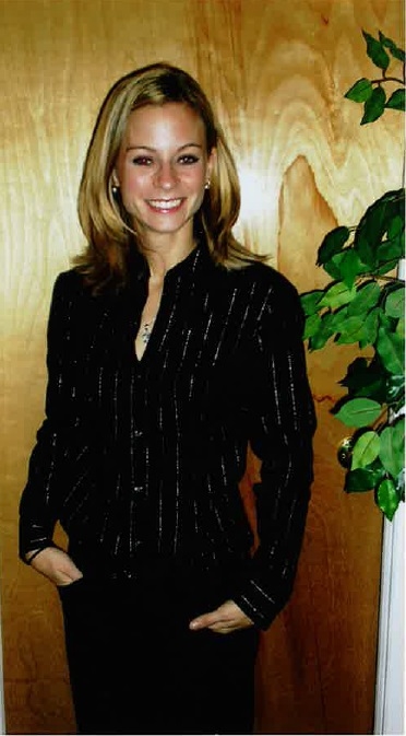 Courtney on her first day as a Page, October 31, 2005 / PHoto Courtesy Courtney Reagan