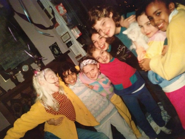 Am y with childhood friends / Photo courtesy Amy Hildebrand