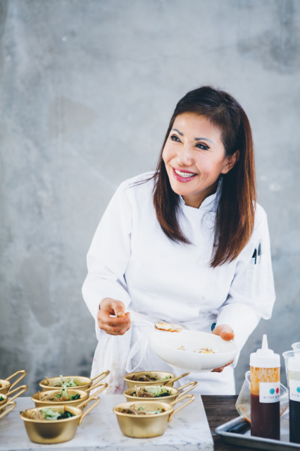 Julie Coser in the kitchen / Photo Courtesy Michelle Park