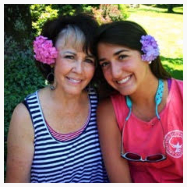 Celebrating Joan Holt "Mimi. There are no words for this amazing woman! She is so many good things that make her a wonderful mother and grandmother. Her beauty resonates from the outside and even more importantly the inside. She is the type of person who would do 1,000 things for other people before she does one thing for her self. She has a special Mimi love that no one else can offer! I want to celebrate her this Mother’s Day and I am so grateful to have her has my grandmother. She deserves a thousand hugs and more on this special day!" --Molly Smith