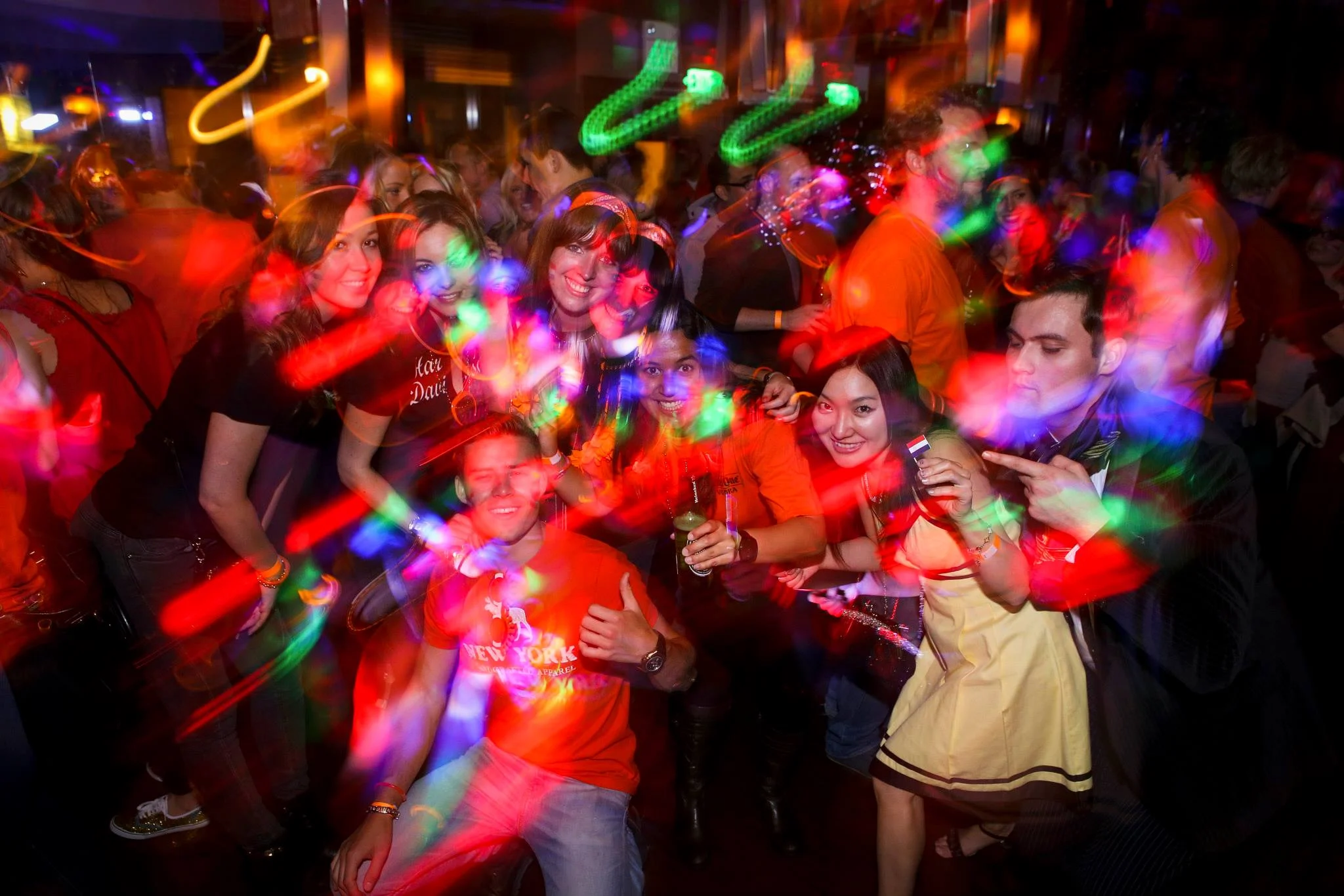 Dutch kingsday Night or Koningsdag 