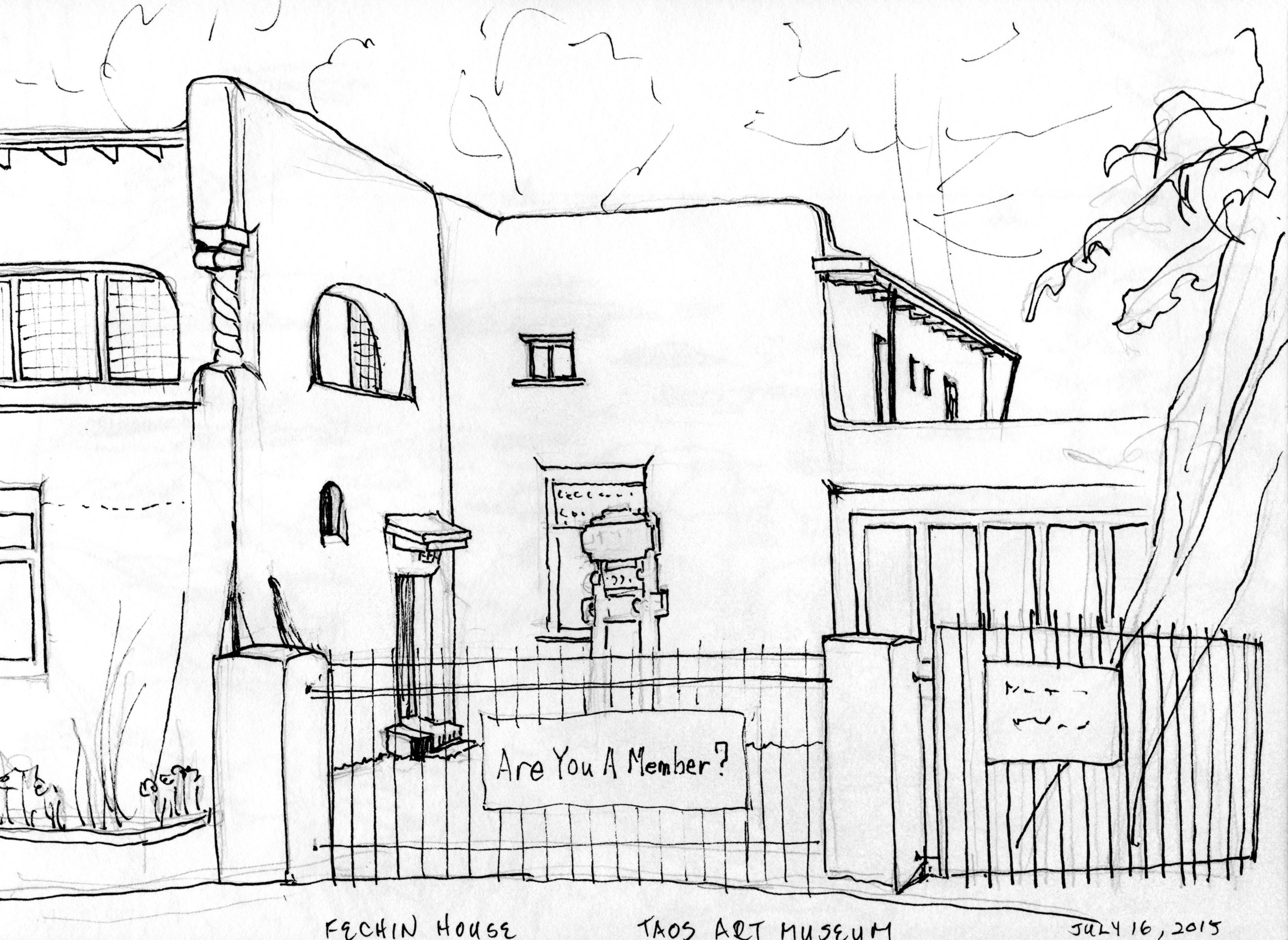 Are You a Member? Fechin House, Taos, NM