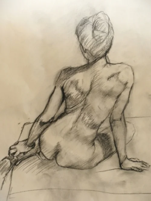 Charcoal of Female