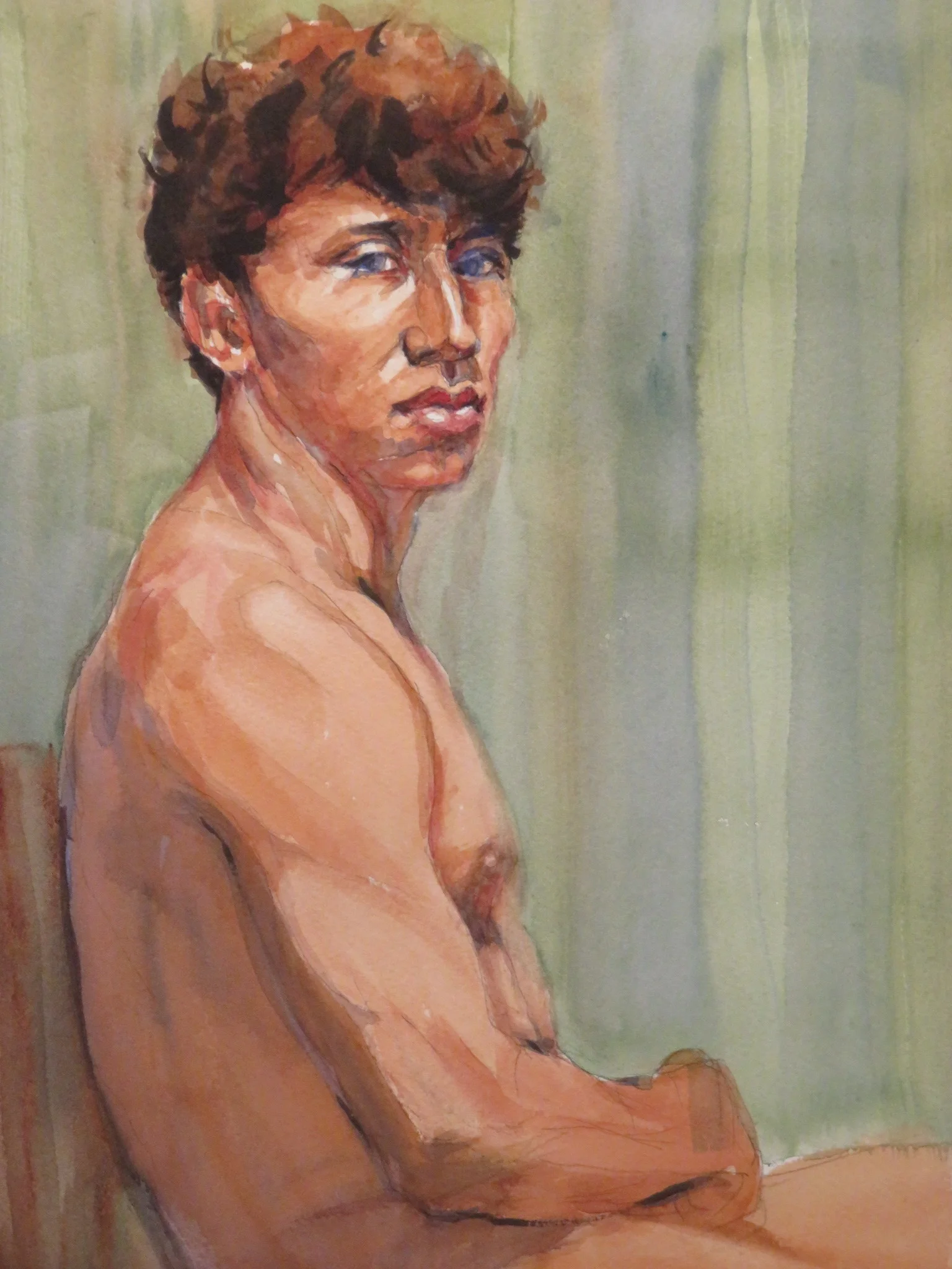 You talking to me? Watercolor, 11 x 14