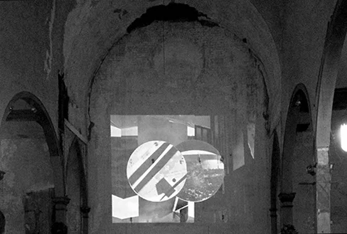 view of "New: Reconstructed" screened at the Marigny Opera House