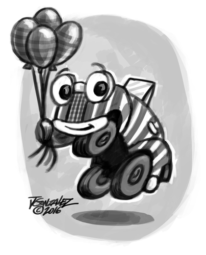 Another car sketch? Here's why, I'll be releasing my first self-publishing coloring book for kids on Amazon. It will feature lots of Trucks and Cars for kids to color. FUN!