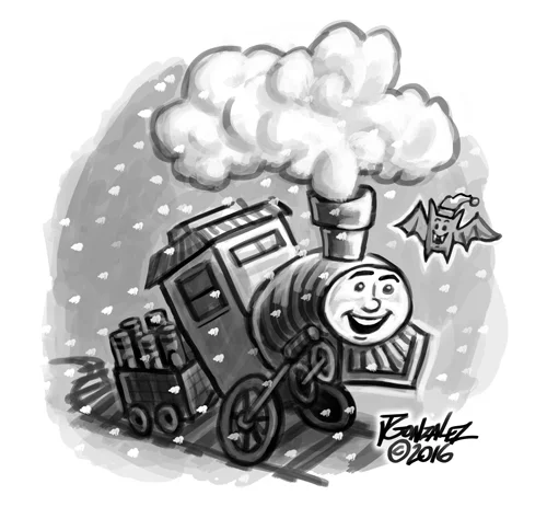 "That's the way to the North Pole".