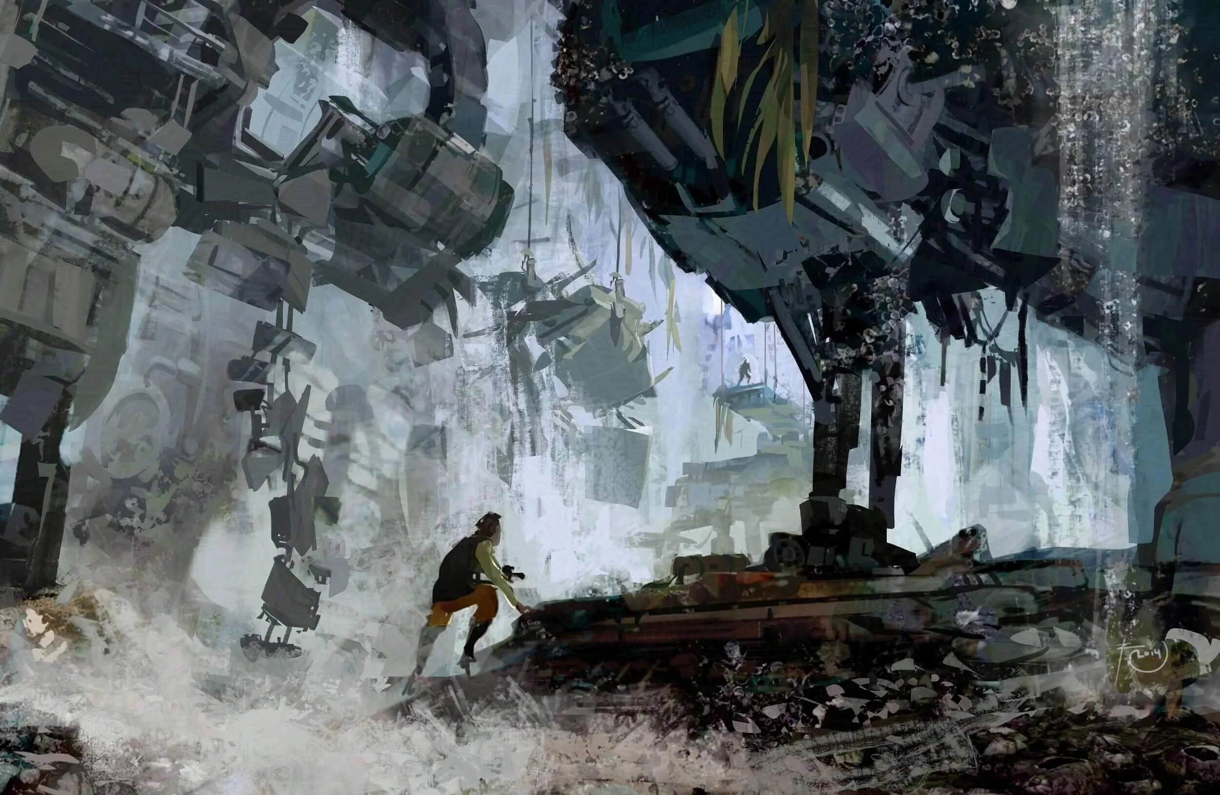         ↑   STAR WARS (Electronic Arts)  - Early gameplay world design, pirate stronghold environment 