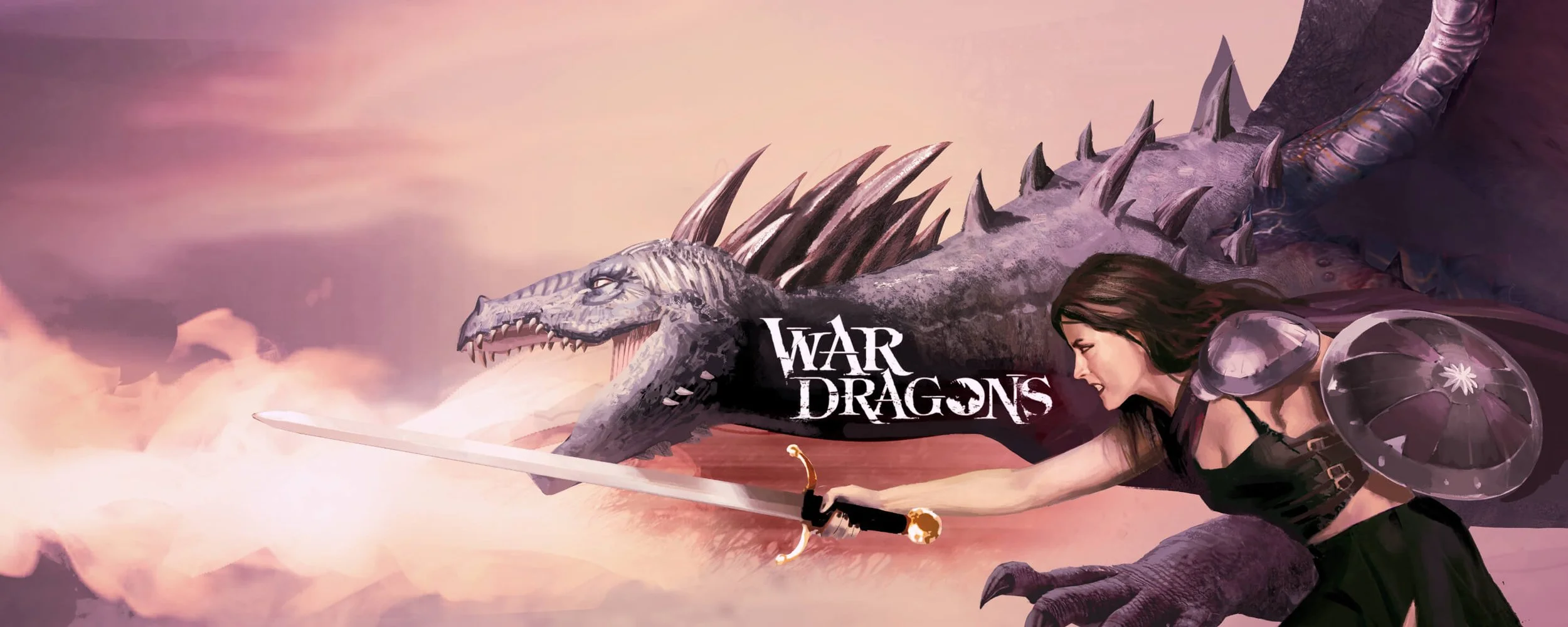         ↑   WAR DRAGONS (Pocket Gems)  - Front facing key art for the App Store landing page banner 