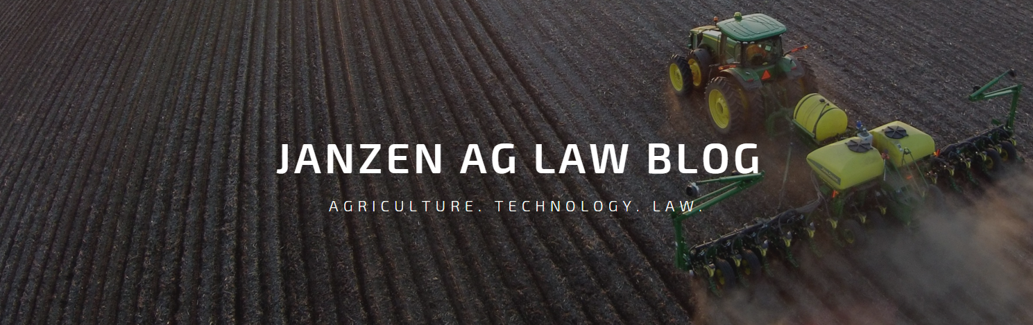 Janzen Ag Law Blog 3.0