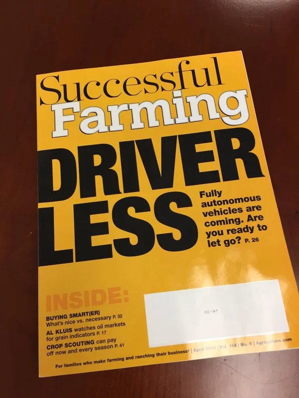 Todd Janzen Interviewed in Successful Farming about Autonomous Vehicles