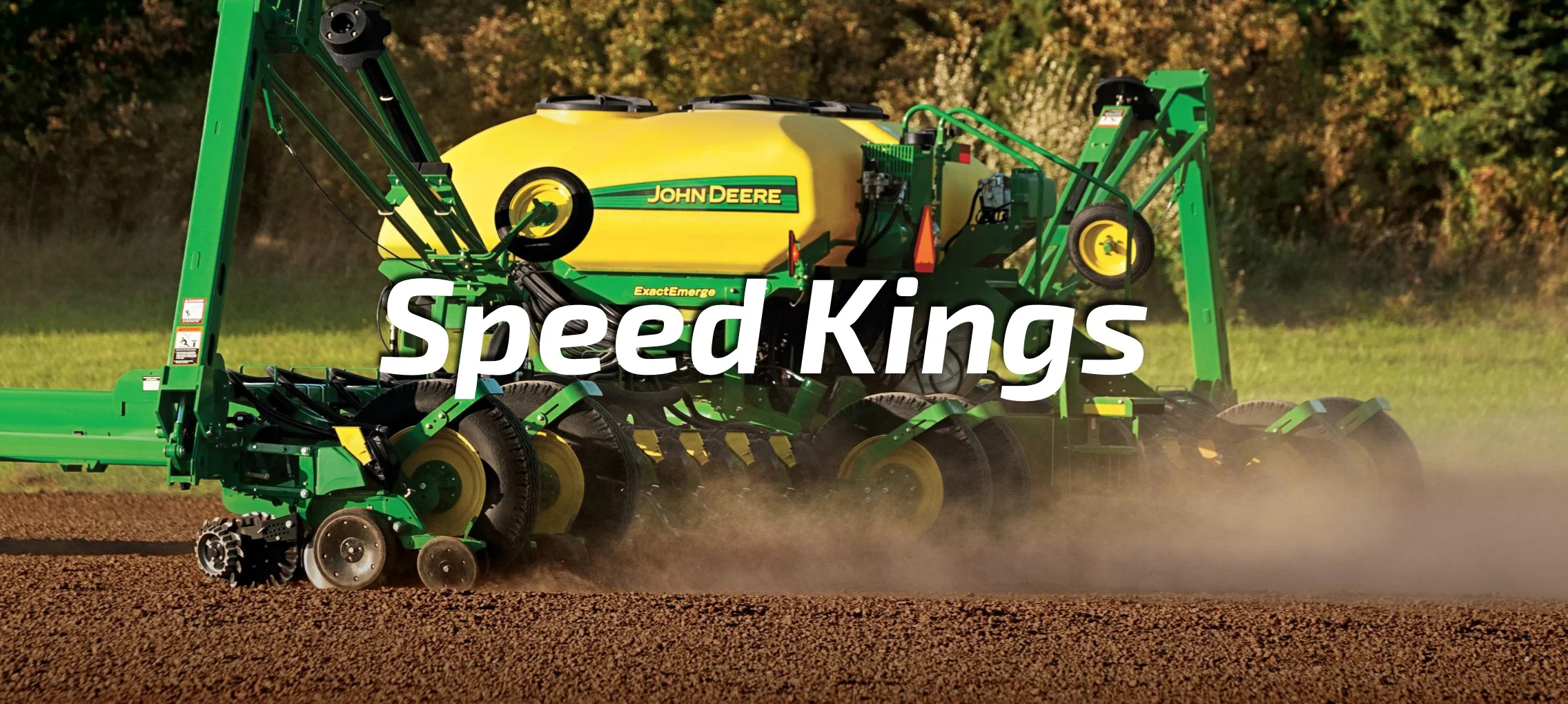 John Deere's high-speed ExactEmerge planter.
