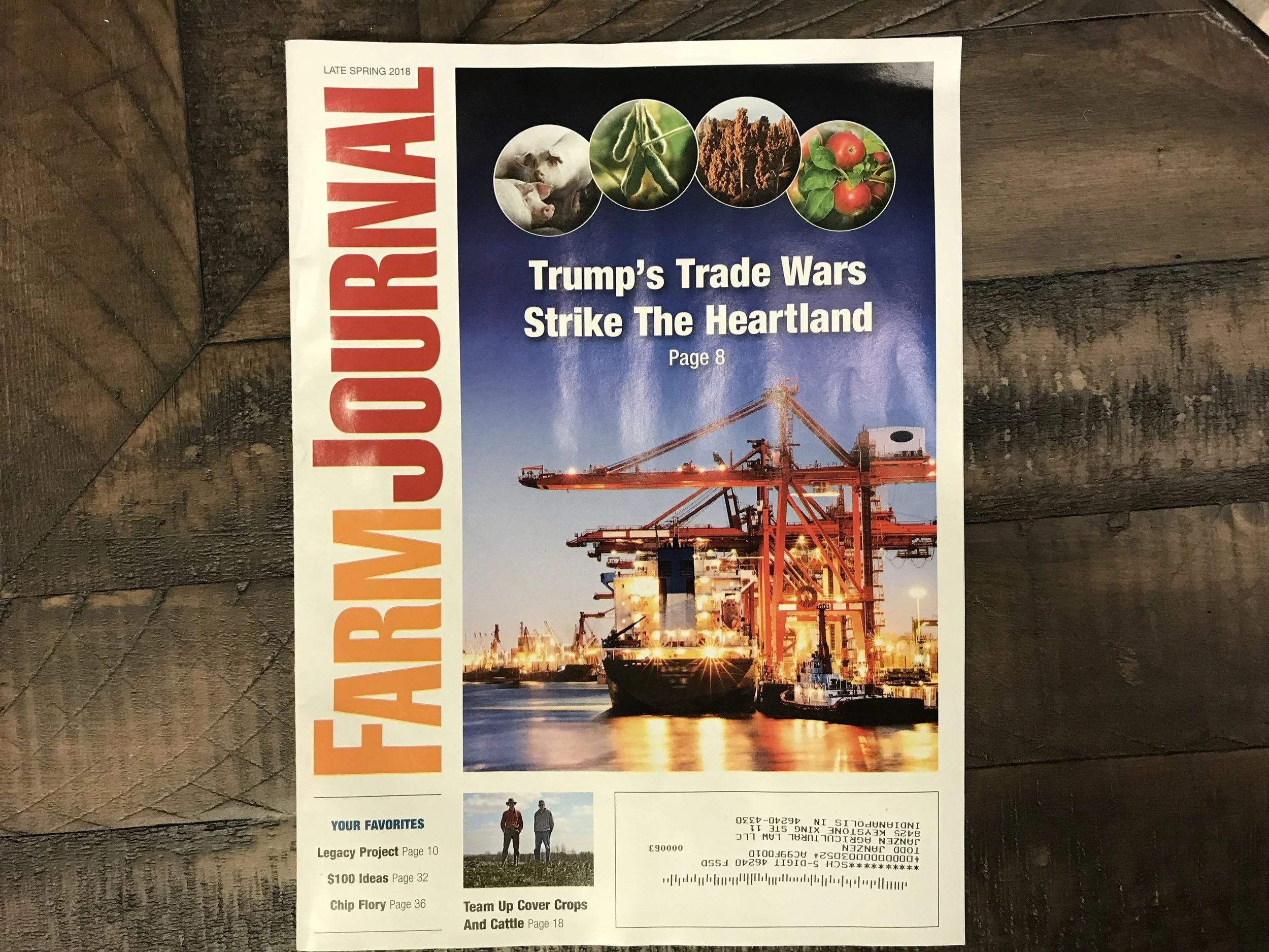 Farm Journal: Separation of Church and Farmer