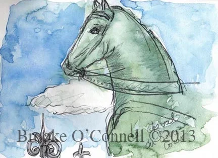 Green Horse of Monmartre, Paris